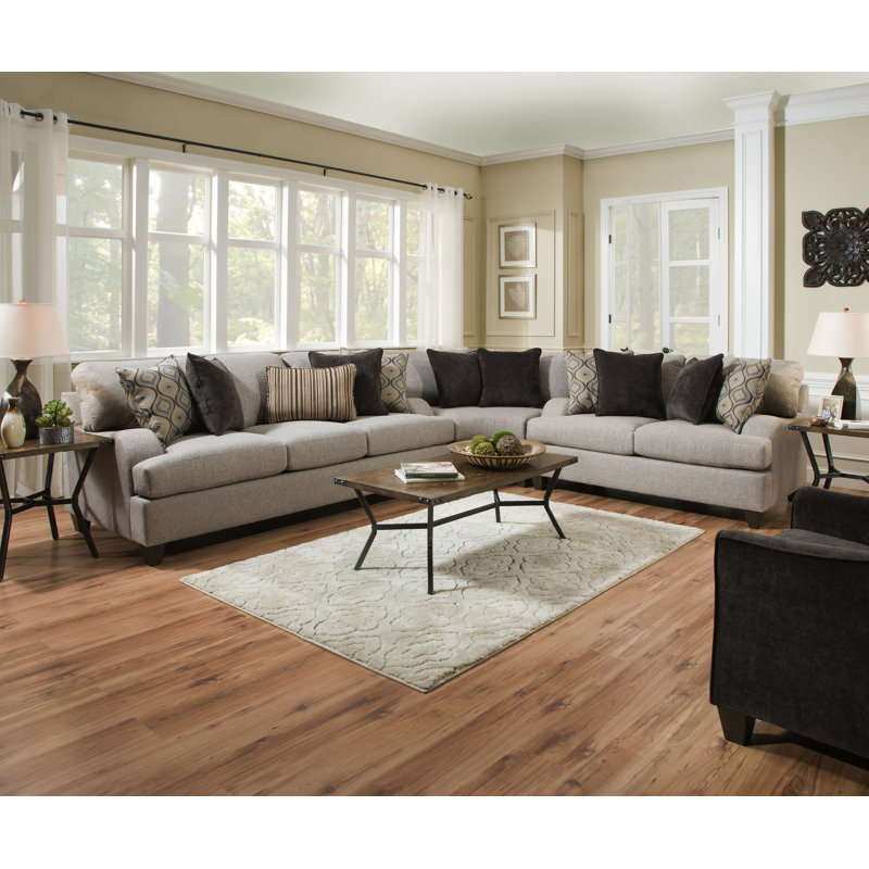 Hattiesburg Sterling Reversible Sectional & Reviews Birch Lane